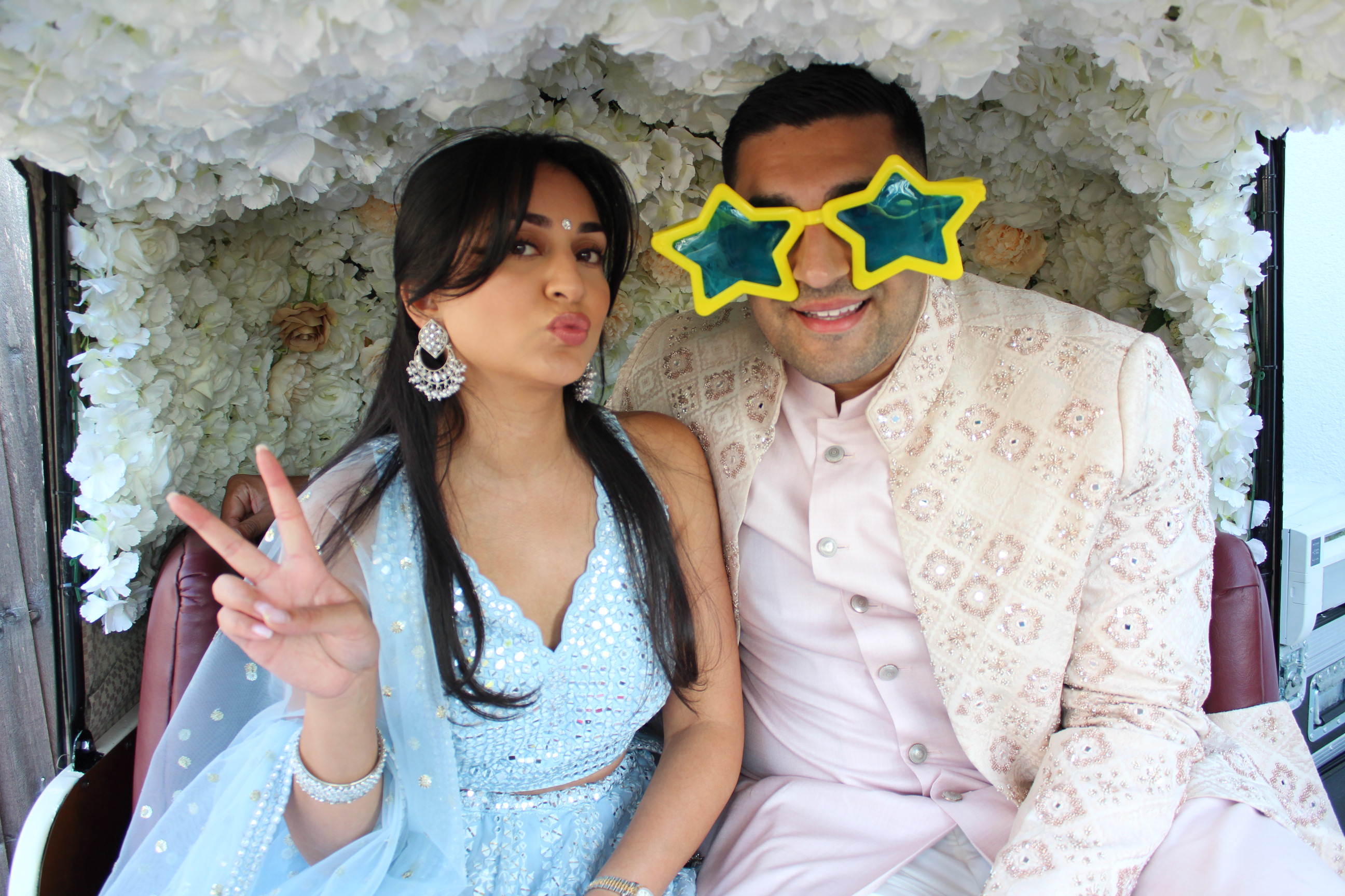 novelty props wedding guests